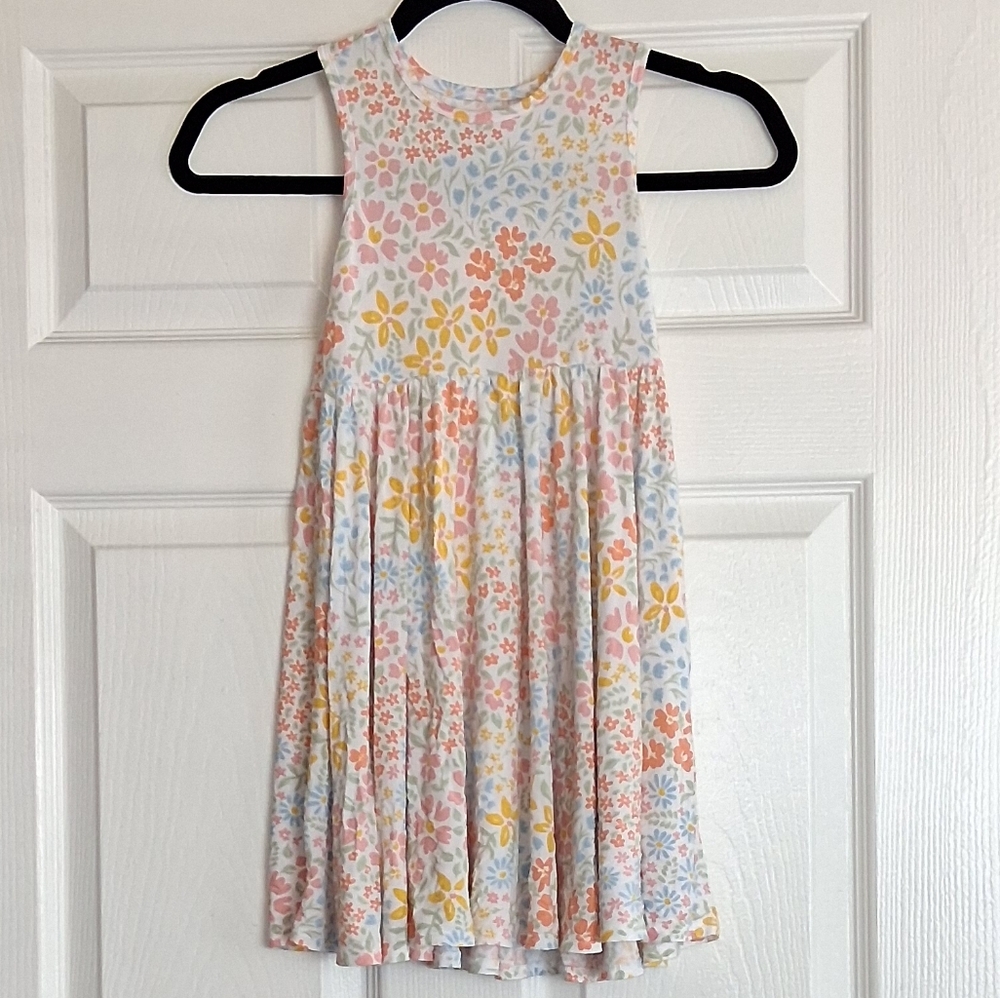 Posh Peanut Multicolor Micro Floral Sleeveless Dress